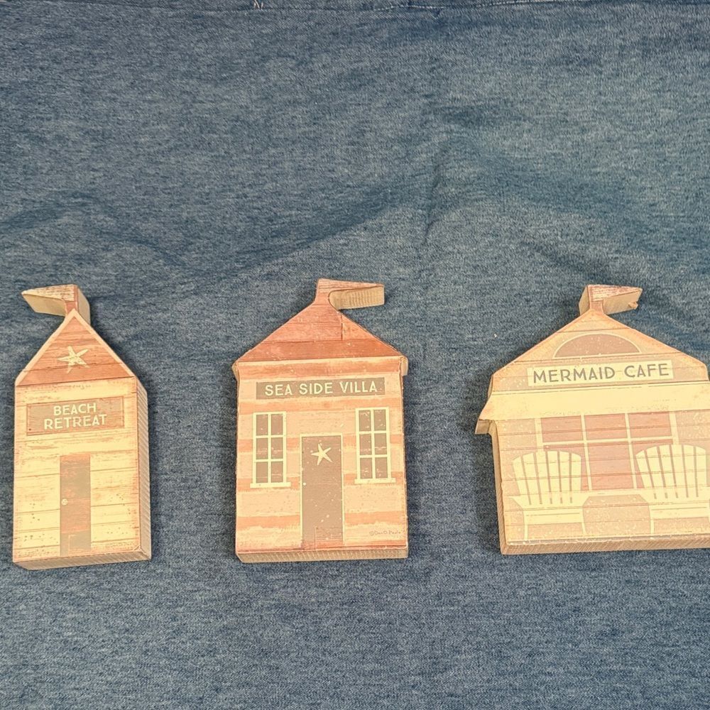 Primitives by Kathy Beach House Decor in Blue and Tan